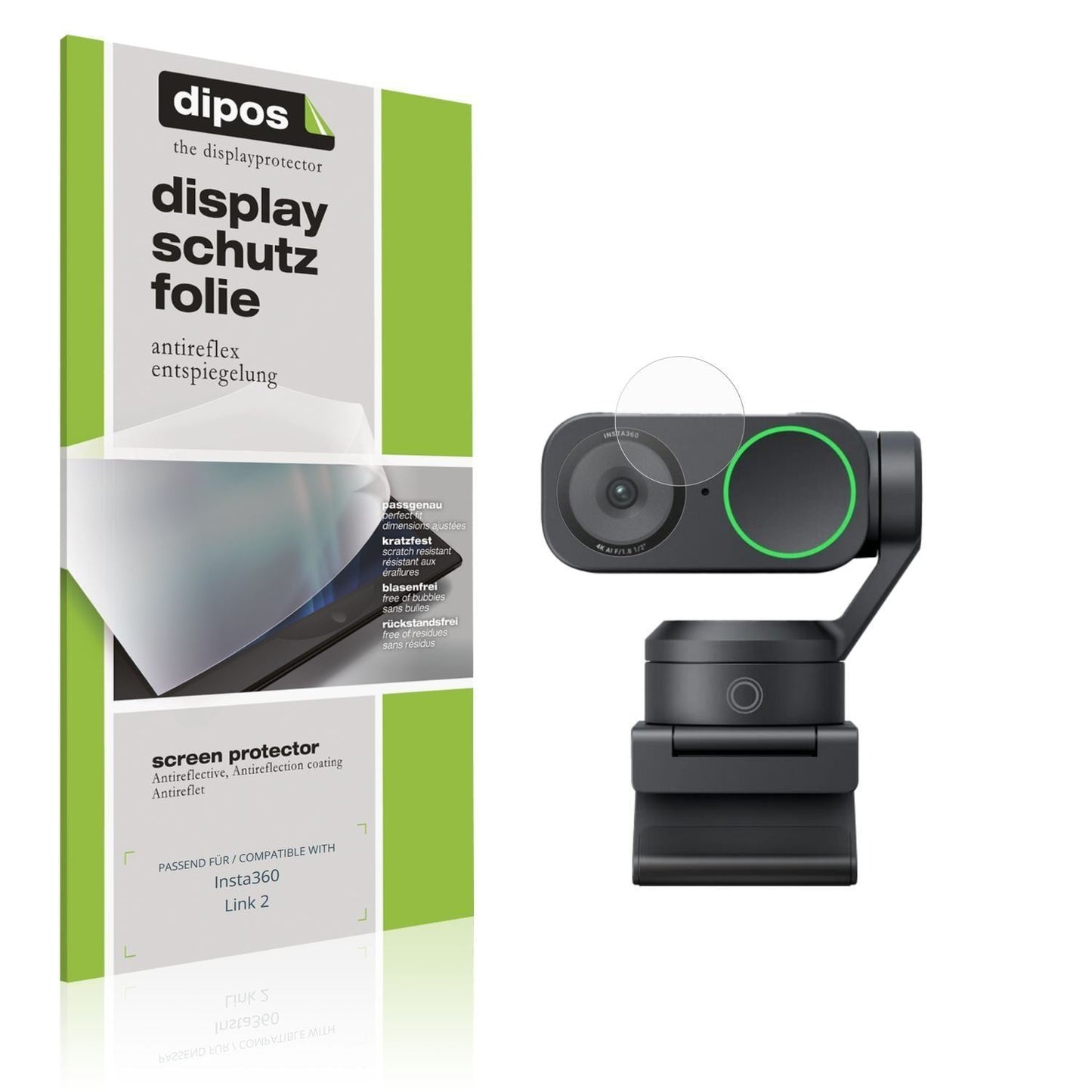 4x Schutzfolie matt für Insta360 Link 2 Display-Sc (1)