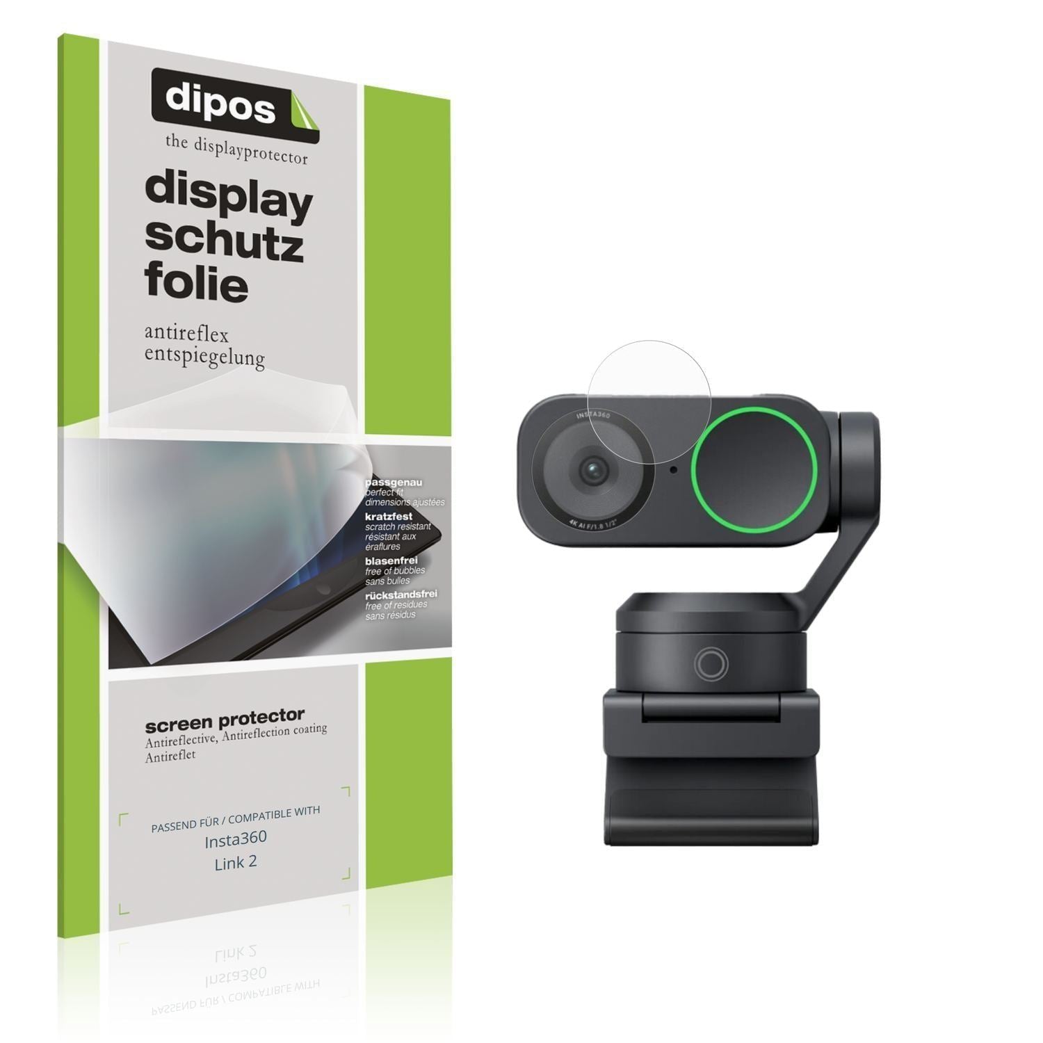 4x Schutzfolie matt für Insta360 Link 2 Display-Sc (1)