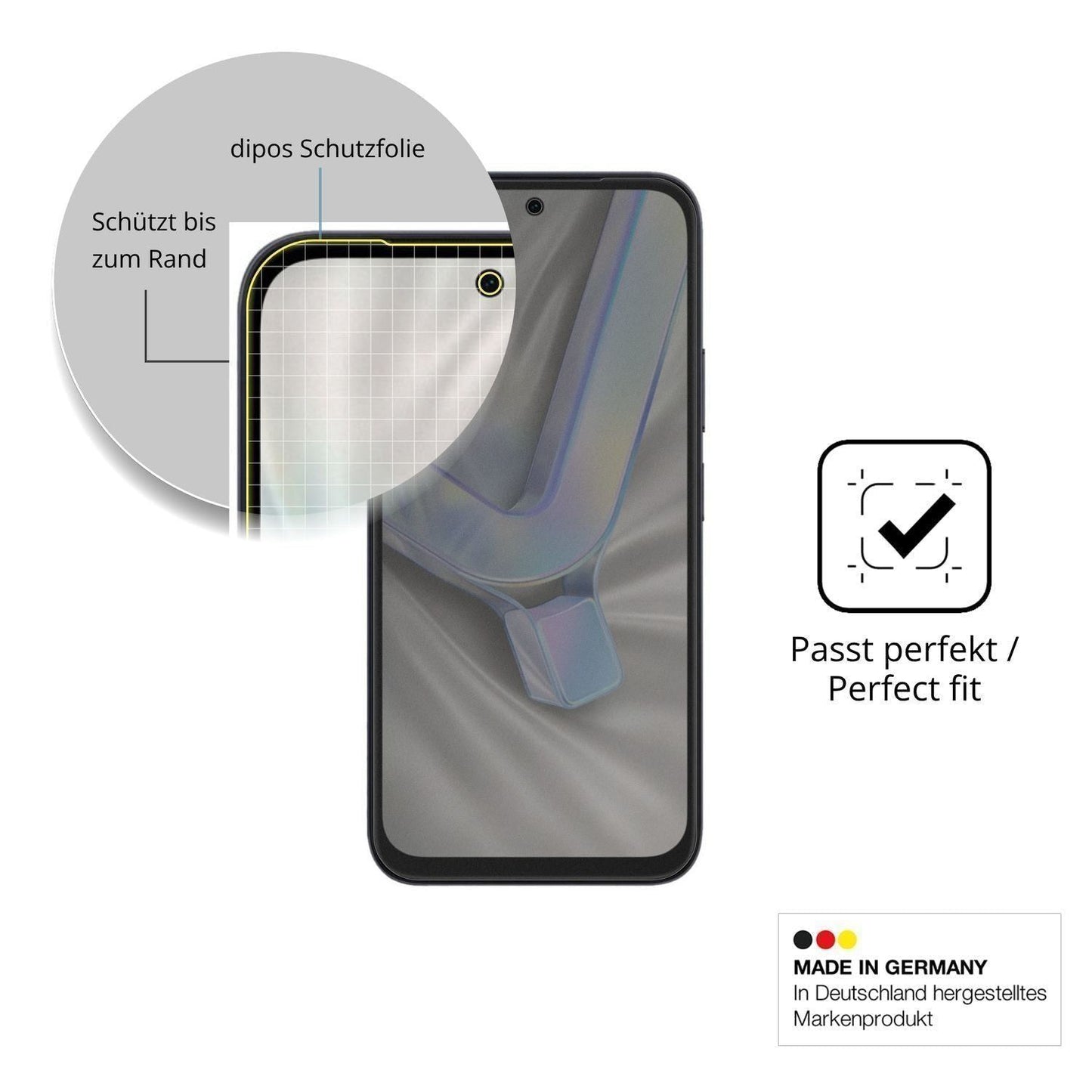 Full Cover Privacy Blickschutzfolie für Vivo Y31d  (4)