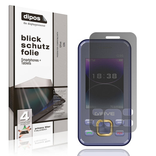 Blickschutzfolie für GFive G96 matt Schutzfolie Pr (1)