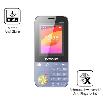 4x Schutzfolie matt für GFive 16 Max Display-Schut (5)