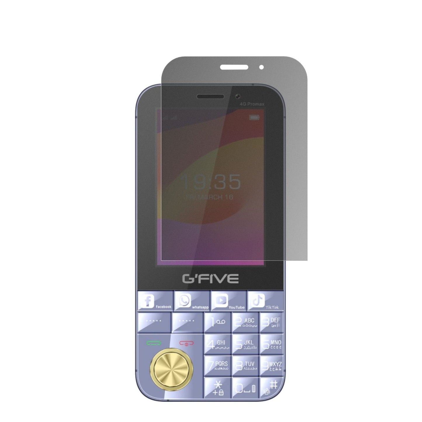 Blickschutzfolie für GFive 4G Promax matt Schutzfo (2)