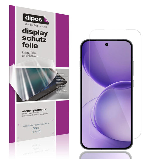 4x Schutzfolie klar für Oppo Reno16 Display-Schutz (1)