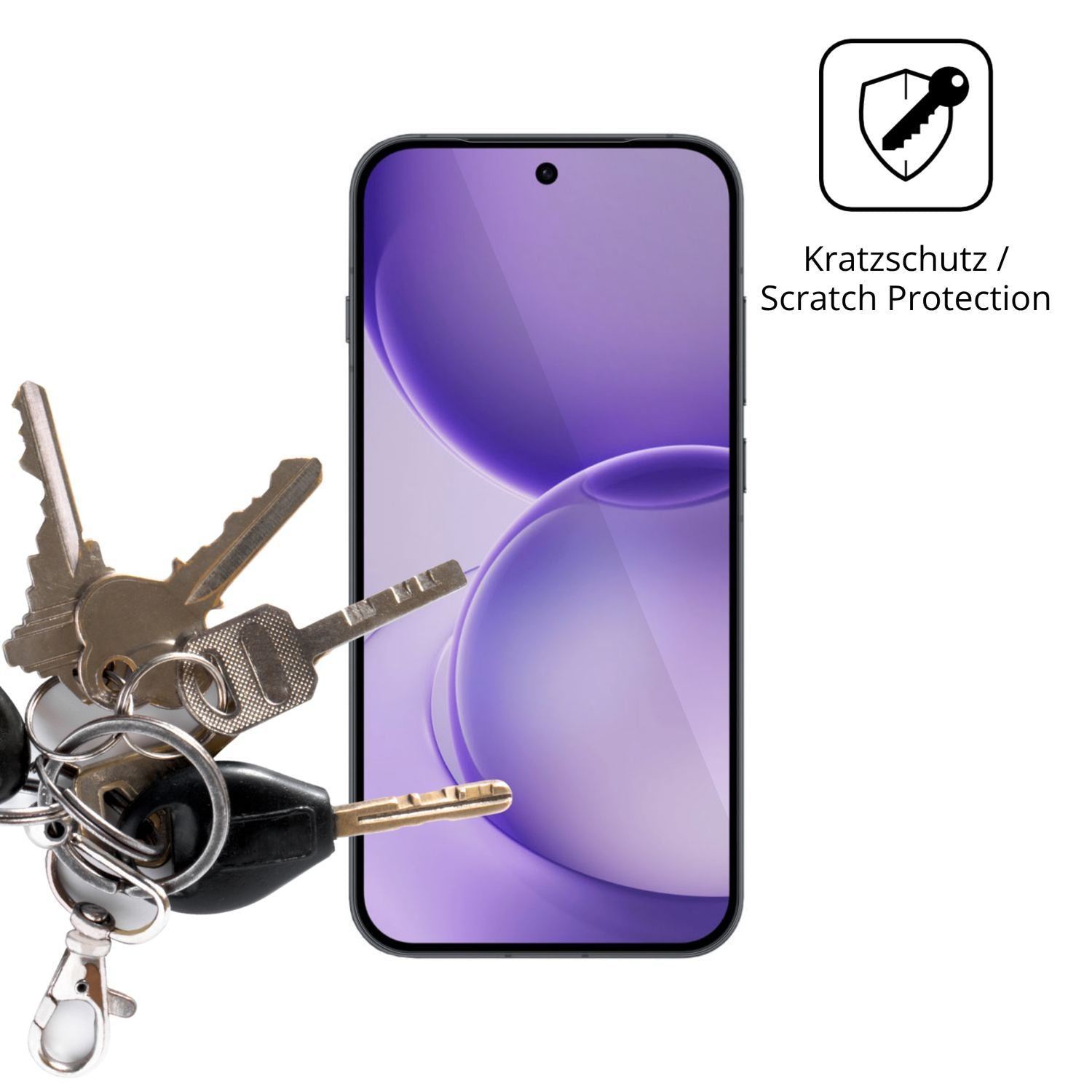 4x Schutzfolie klar für Oppo Reno16 Display-Schutz (4)