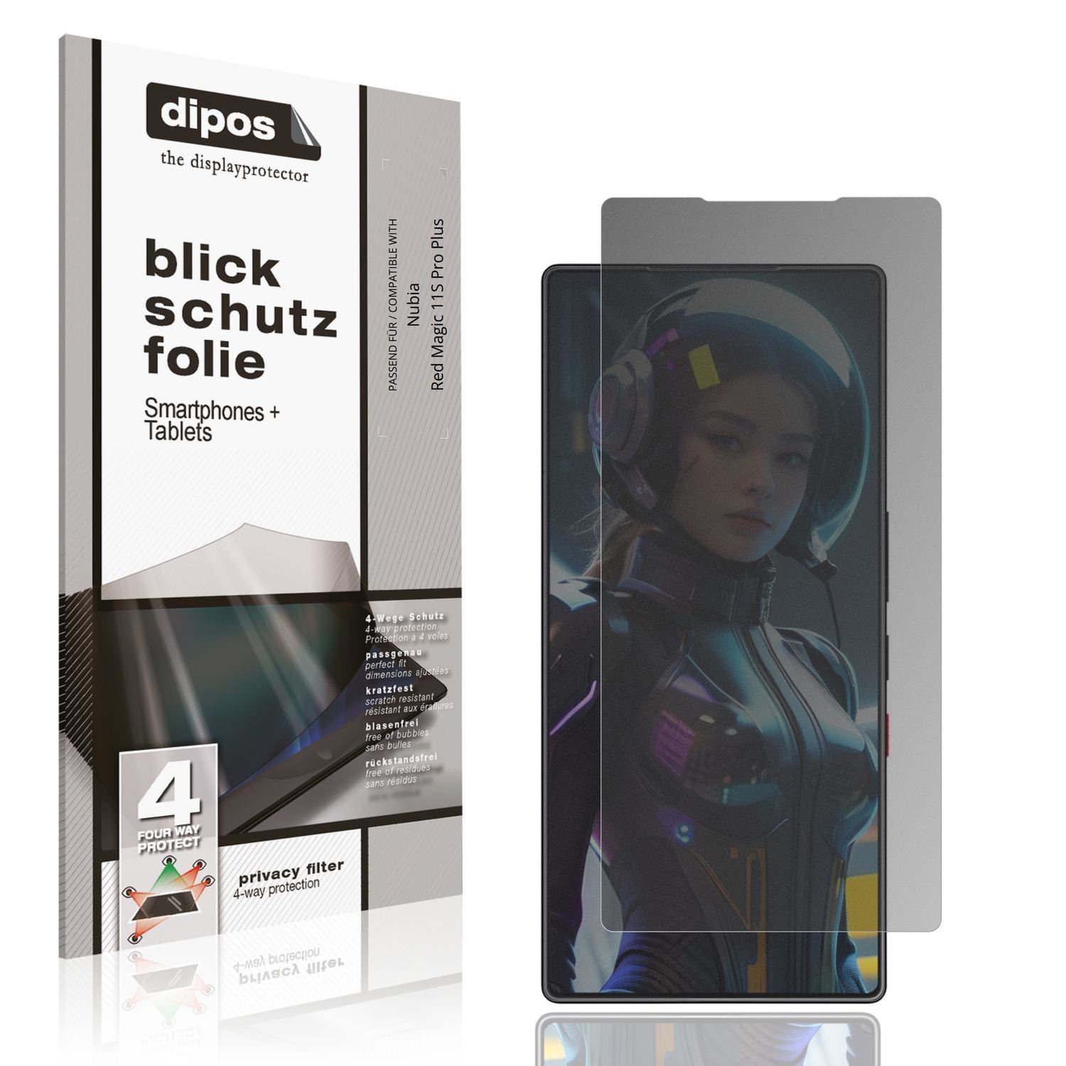 Blickschutzfolie für Nubia Red Magic 11S Pro Plus  (1)
