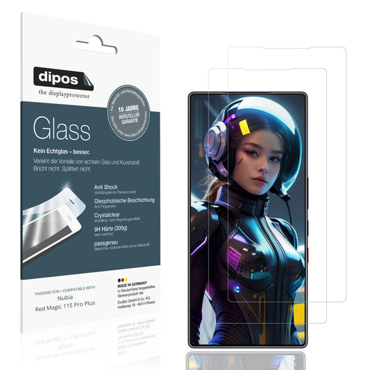 2x 9H Schutzfolie für Nubia Red Magic 11S Pro Plus (1)