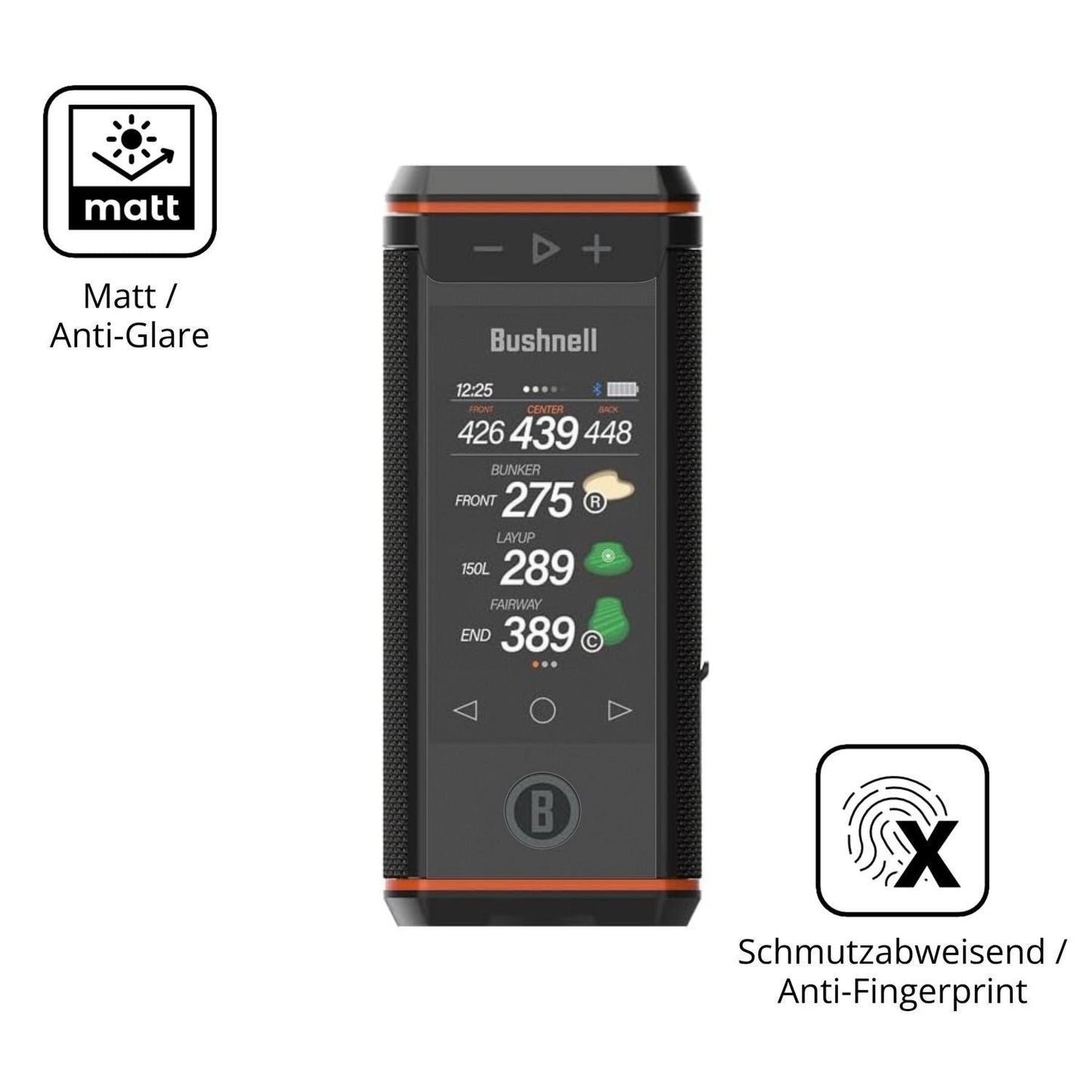 4x Schutzfolie matt für Bushnell Wingman HD Displa (5)