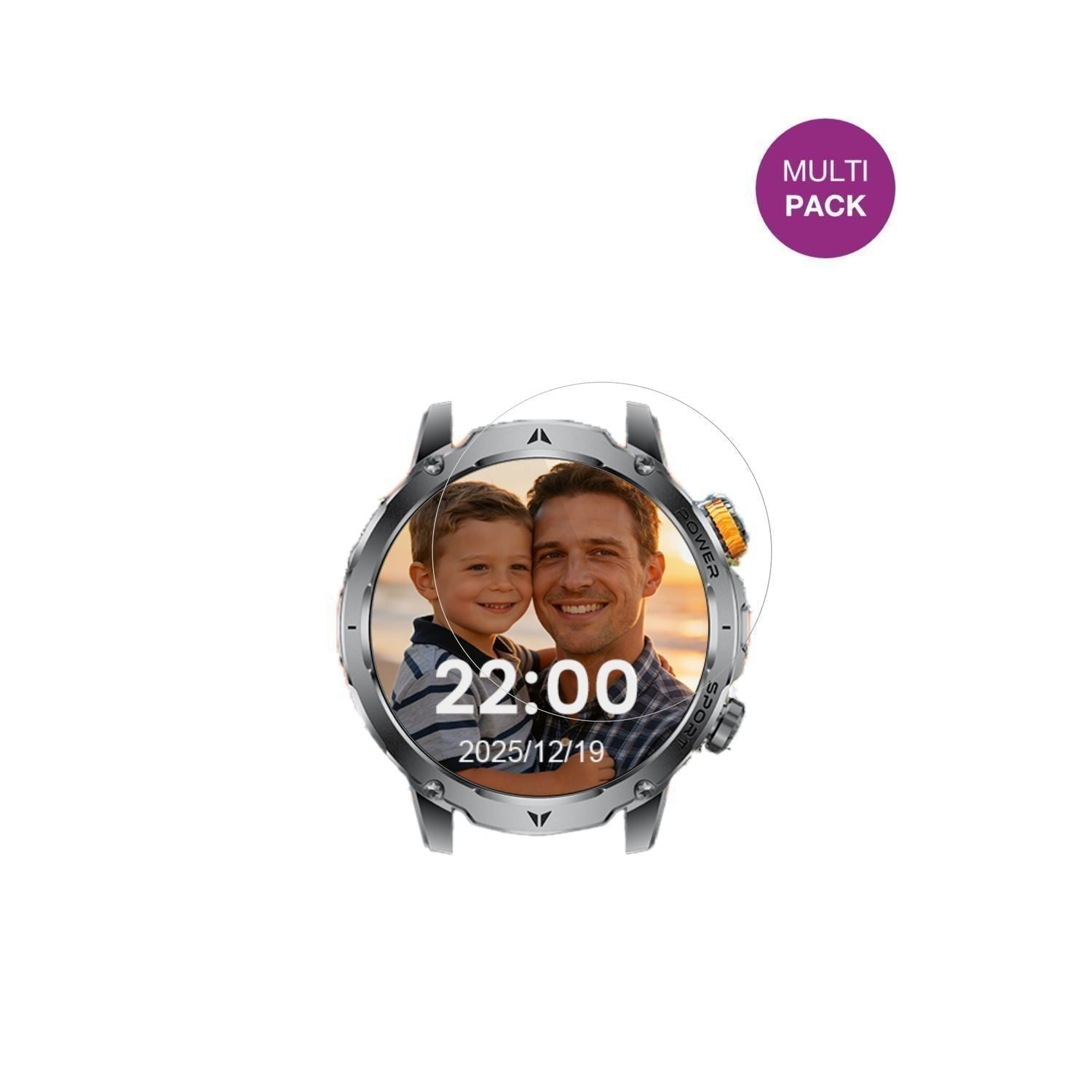 6x Schutzfolie klar für HIRREO EF24 Display-Schutz (2)
