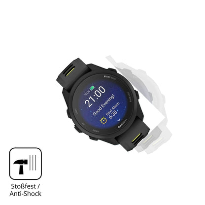2x 9H Schutzfolie matt für Garmin Forerunner 170 P (4)
