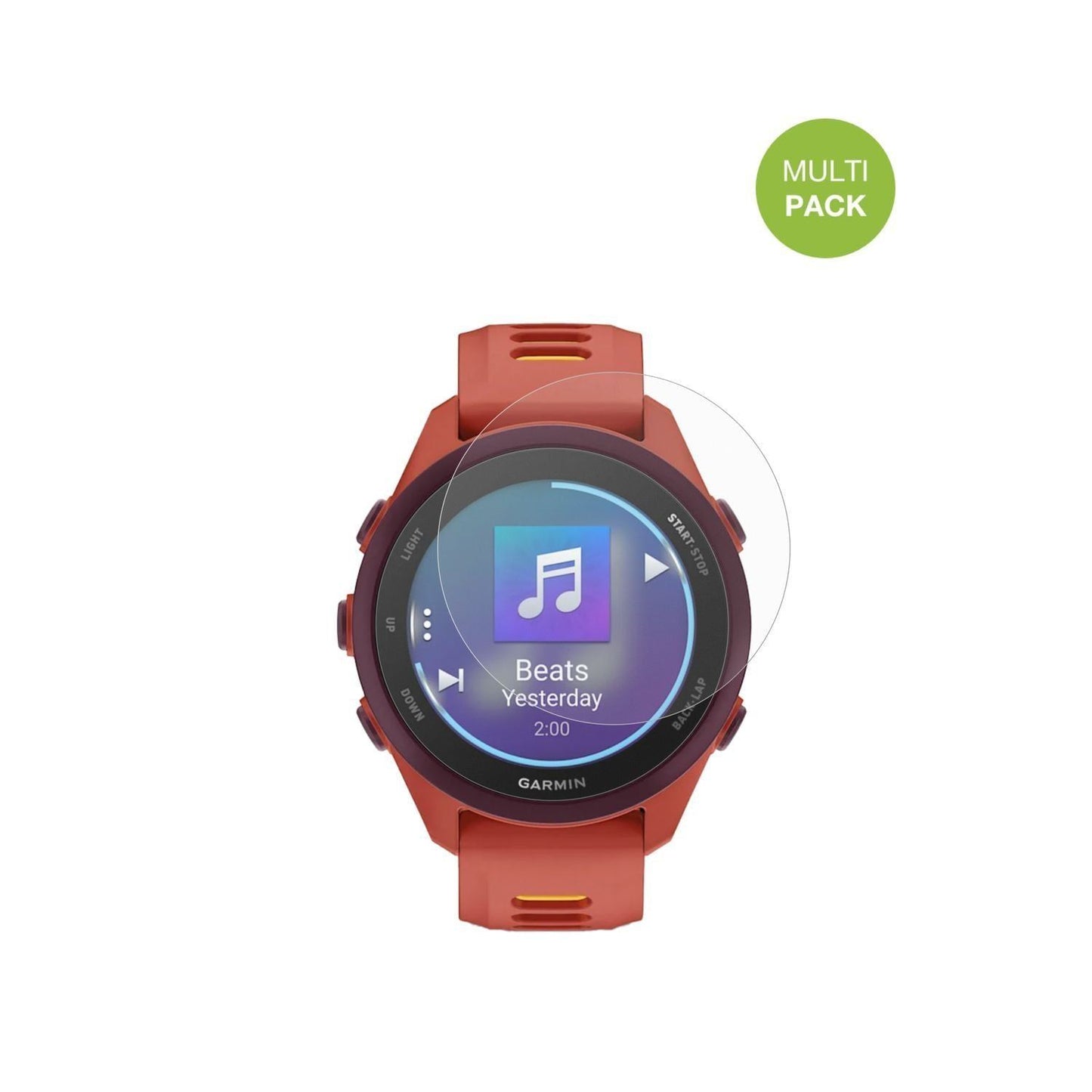 6x Schutzfolie matt für Garmin Forerunner 170 Musi (2)