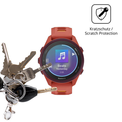 6x Schutzfolie matt für Garmin Forerunner 170 Musi (4)