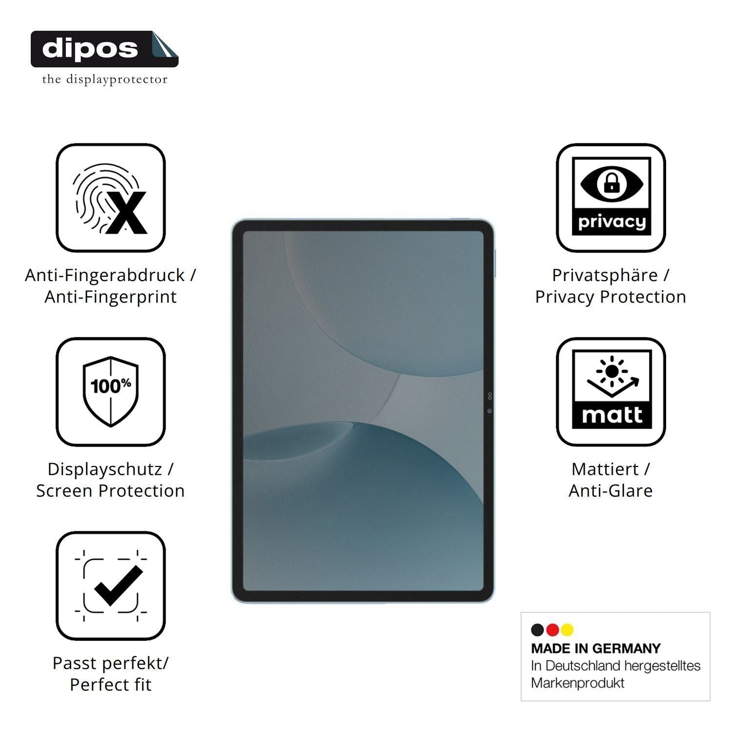 Blickschutzfolie für Blackview Mega 5 matt Schutzf (5)