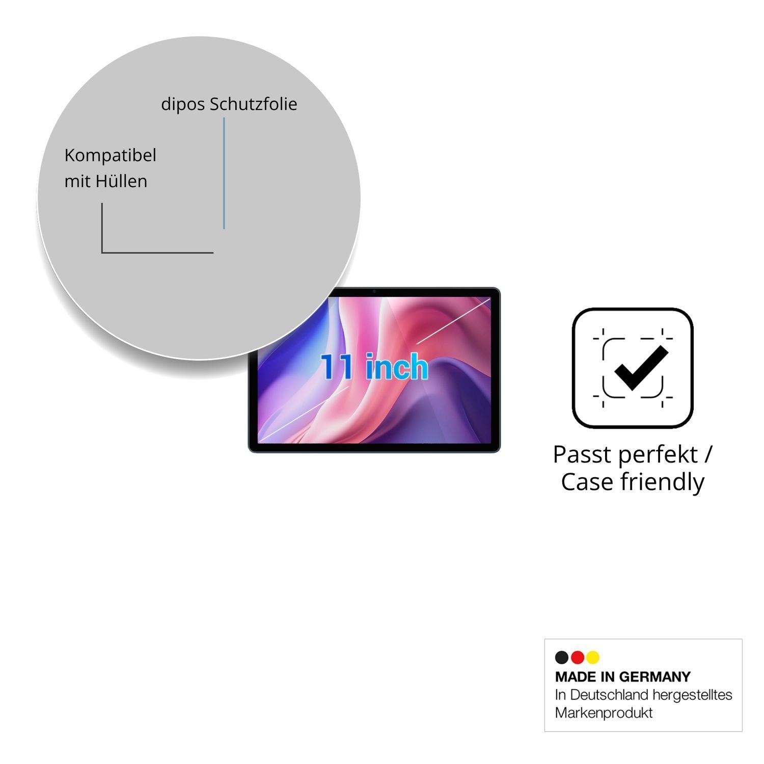2x Schutzfolie klar für MAXLEGEN N11 Display-Schut (6)