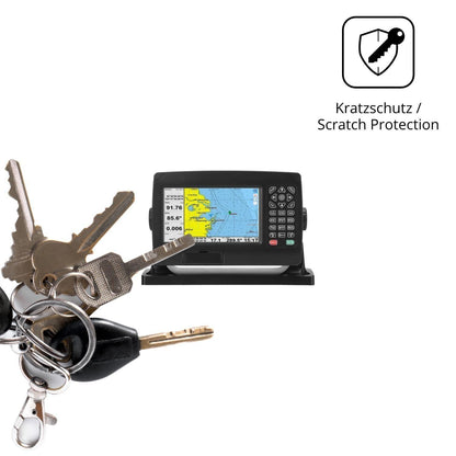 2x Schutzfolie klar für Ymiko Marine-GPS-Navigator (4)