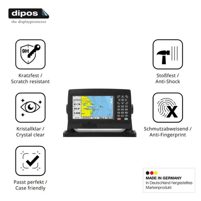 2x 9H Schutzfolie für Ymiko Marine-GPS-Navigator P (7)