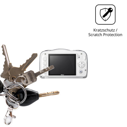 4x Schutzfolie klar für Nikon Coolpix W100 Display (4)