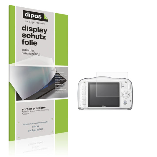 4x Schutzfolie matt für Nikon Coolpix W100 Display (1)
