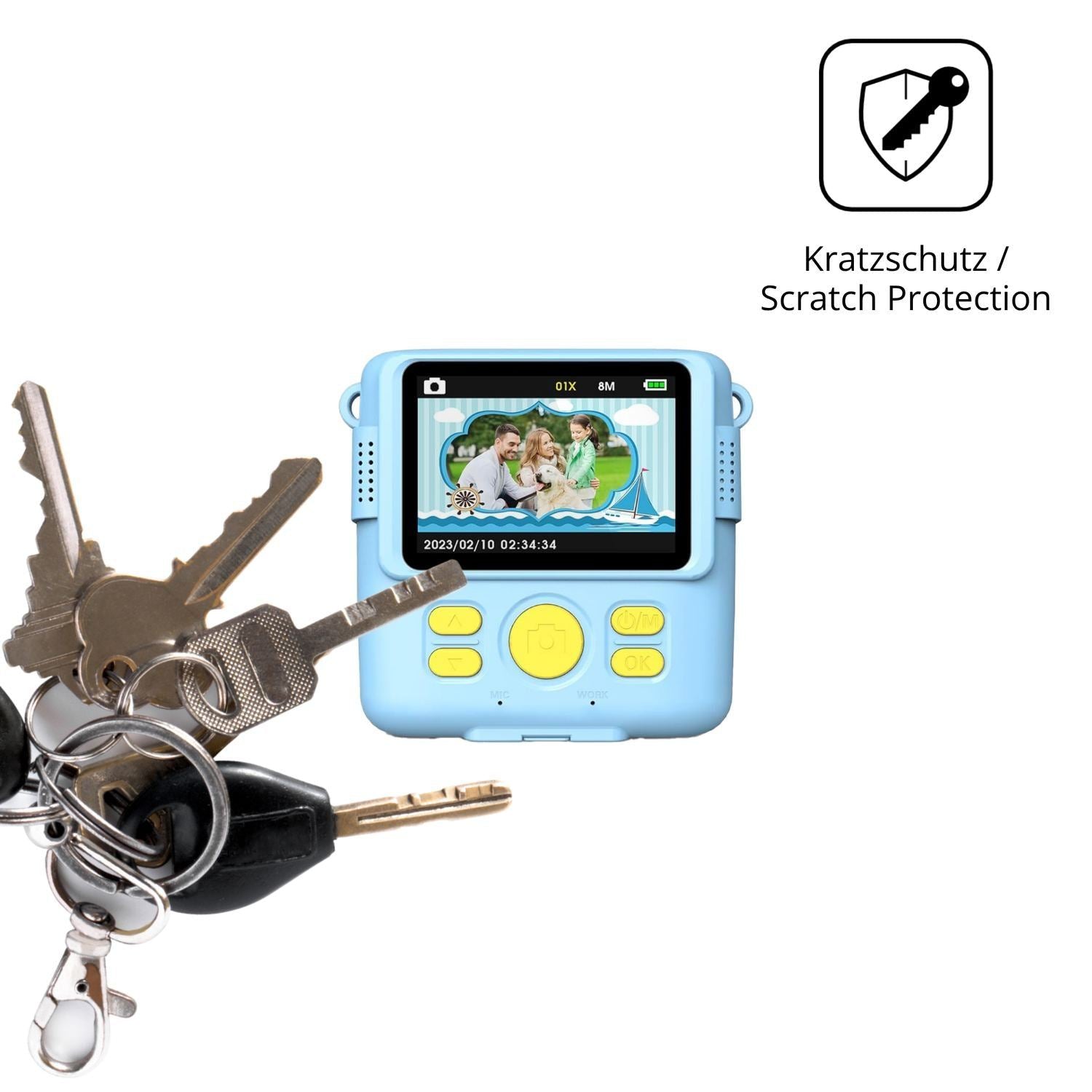 4x Schutzfolie klar für MILFECH ABS-681-LAN Displa (4)