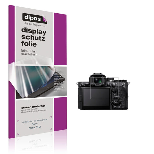 4x Schutzfolie klar für Sony Alpha 7R VI Display-S (1)
