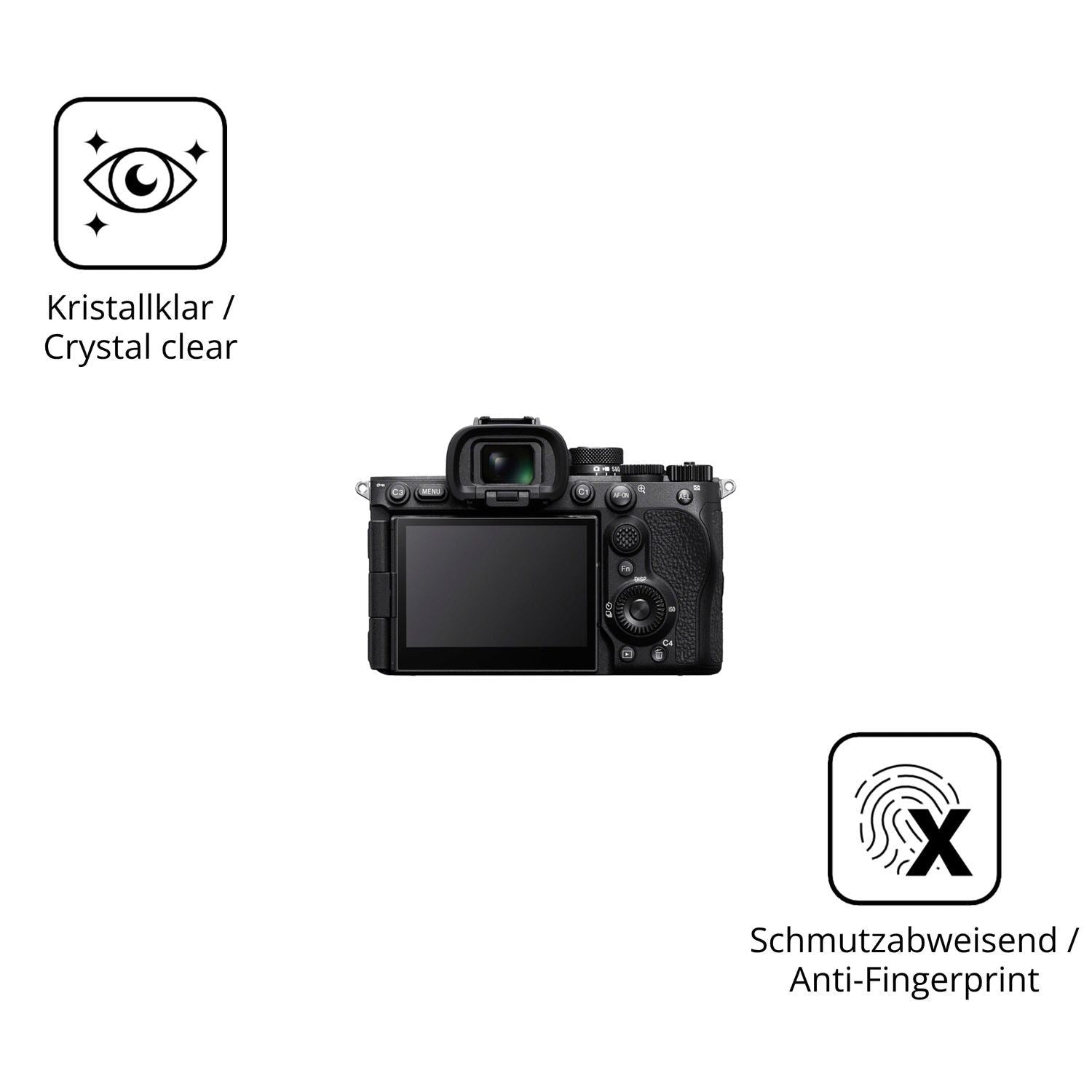 2x 9H Schutzfolie für Sony Alpha 7R VI Panzerfolie (5)