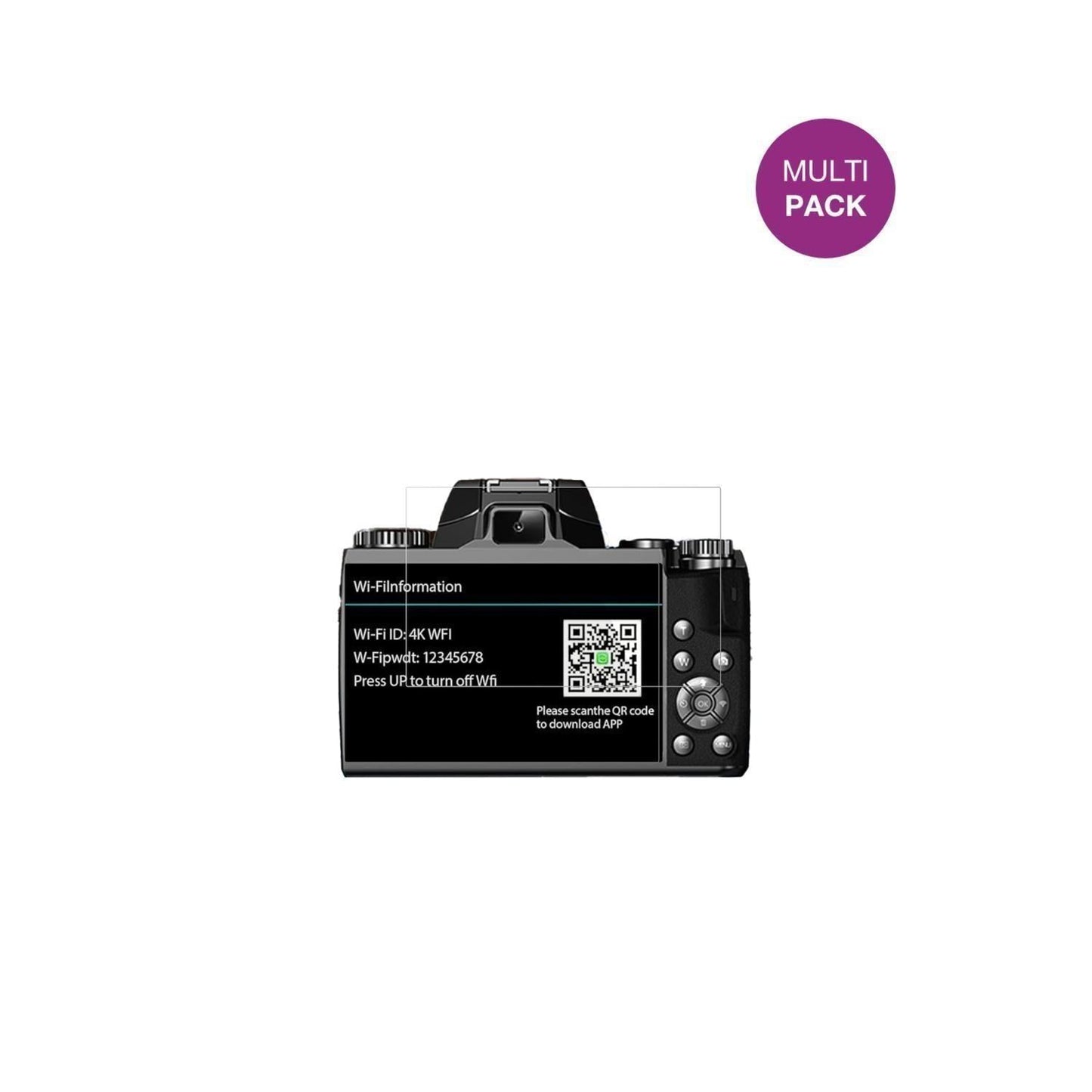 4x Schutzfolie klar für Fine Life Pro W5 Display-S (2)