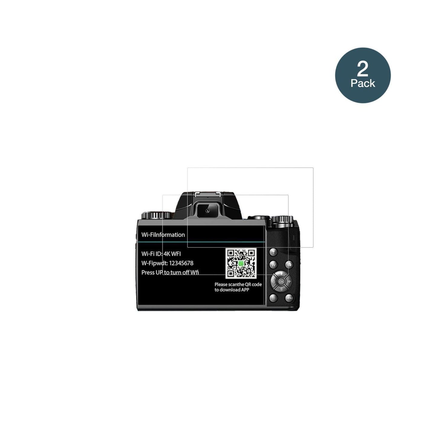 2x 9H Schutzfolie für Fine Life Pro W5 Panzerfolie (2)