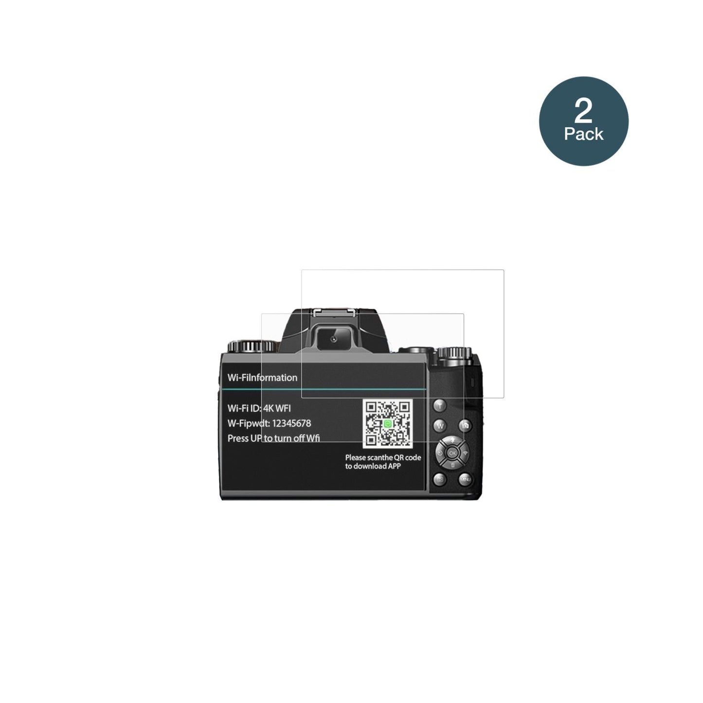 2x 9H Schutzfolie matt für Fine Life Pro W5 Panzer (2)