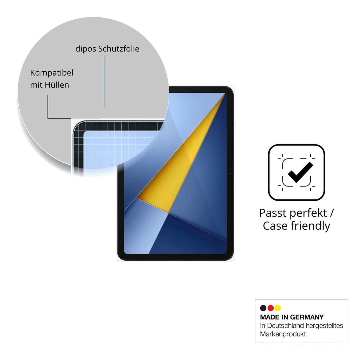 2x Schutzfolie klar für POCO Pad C1 Display-Schutz (6)