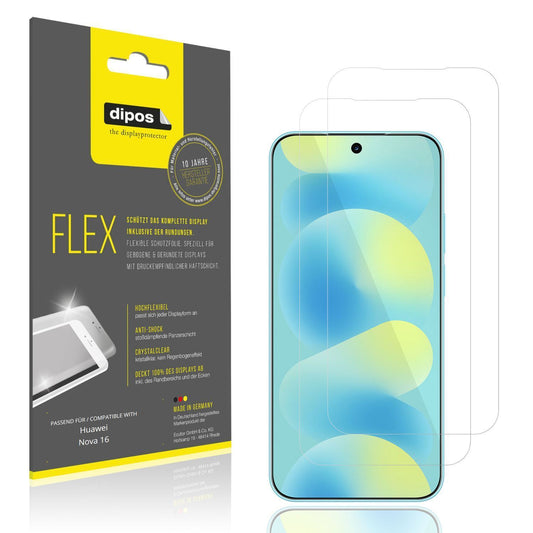 2x 3D Full Cover Schutzfolie für Huawei Nova 16 (1)