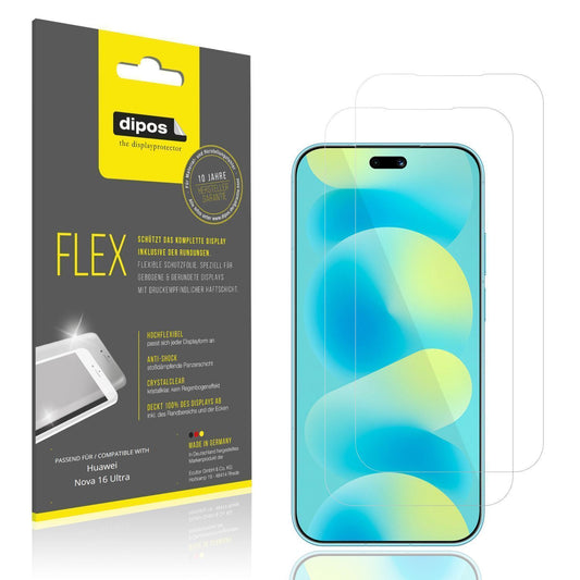 2x 3D Full Cover Schutzfolie für Huawei Nova 16 Ul (1)