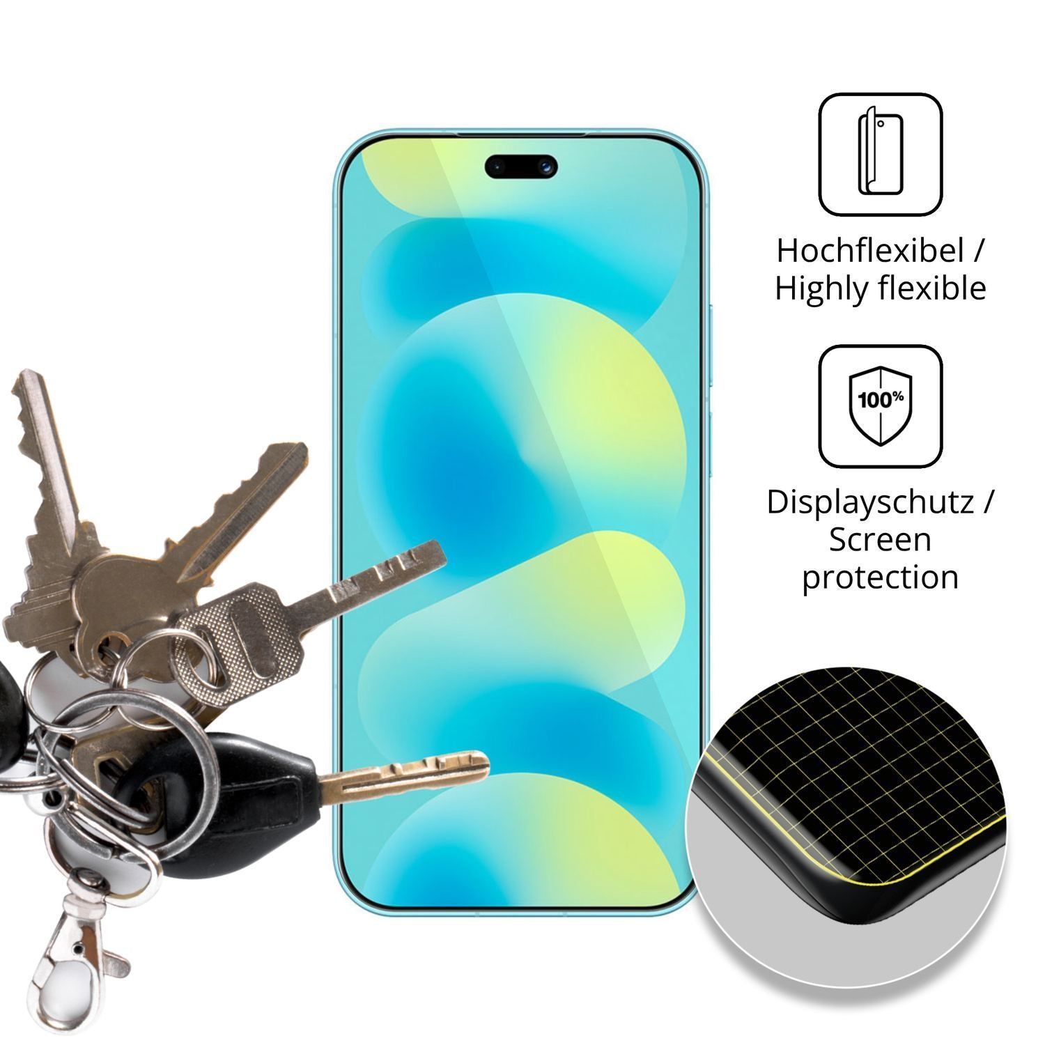 2x 3D Full Cover Schutzfolie für Huawei Nova 16 Ul (3)