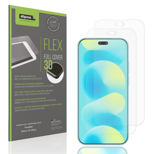 2x Full Cover Schutzfolie matt für Huawei Nova 16  (1)