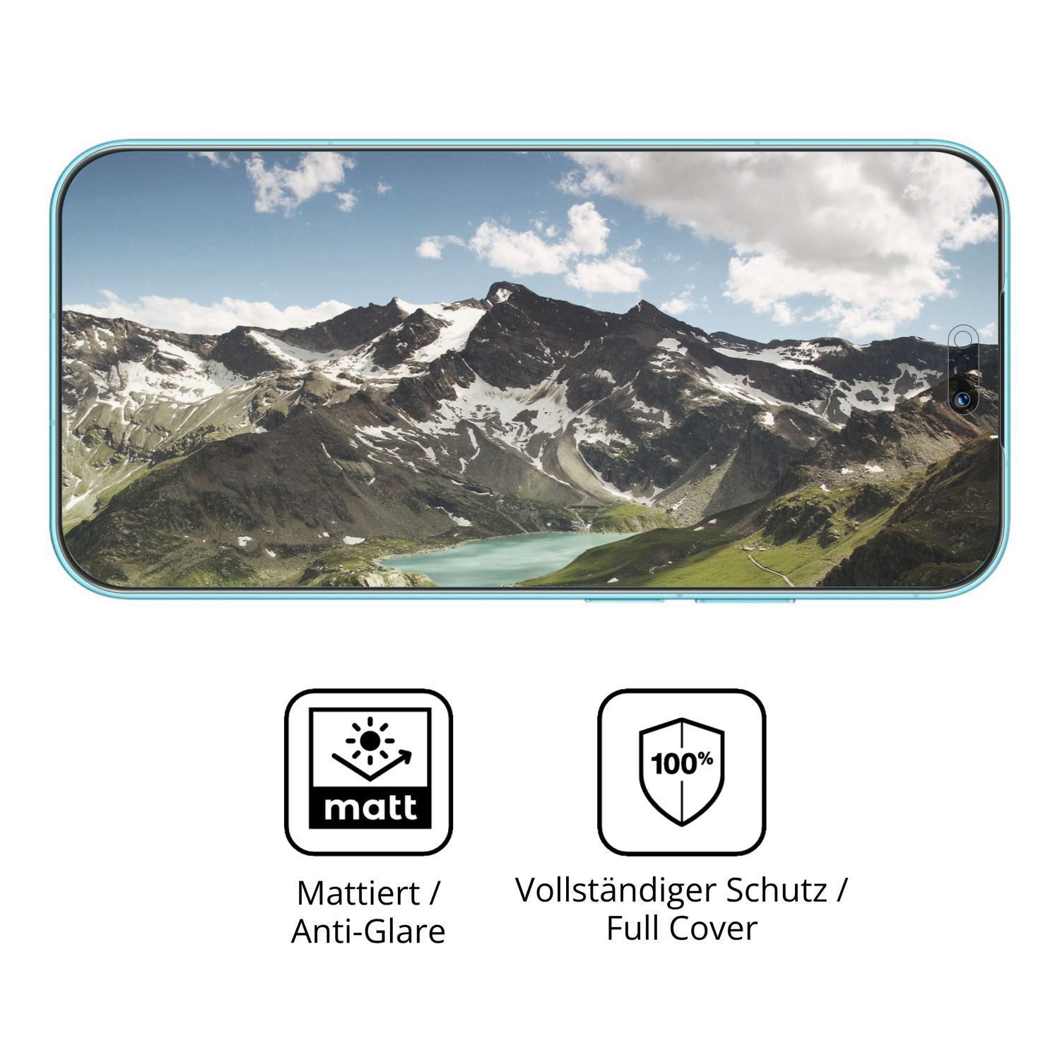 2x Full Cover Schutzfolie matt für Huawei Nova 16  (5)