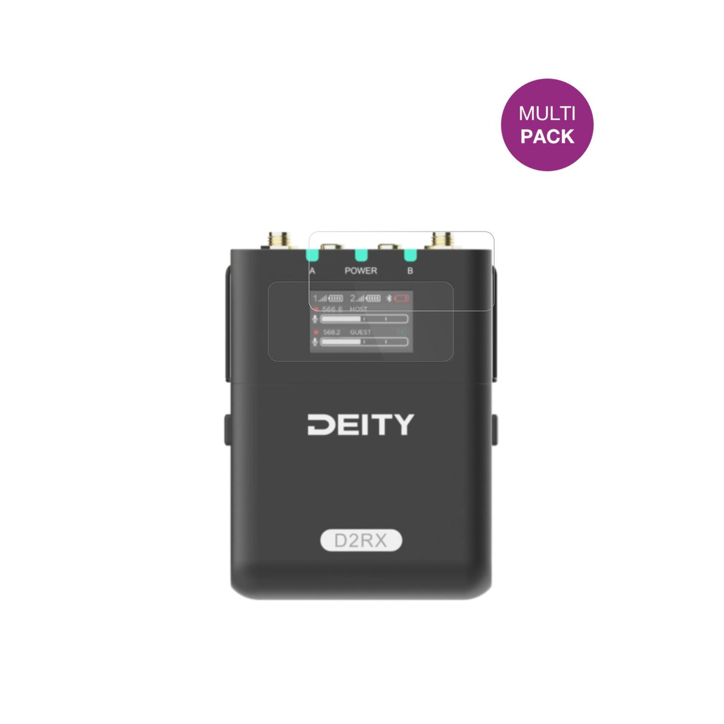 4x Schutzfolie klar für Deity DBTX D2RX DIFB Displ (2)