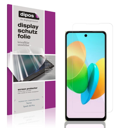 4x Schutzfolie klar für Tecno Spark 50 Pro Display (1)