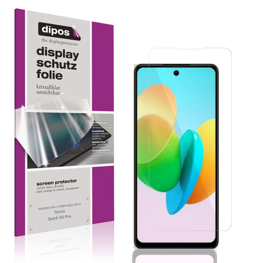 4x Schutzfolie klar für Tecno Spark 50 Pro Display (1)