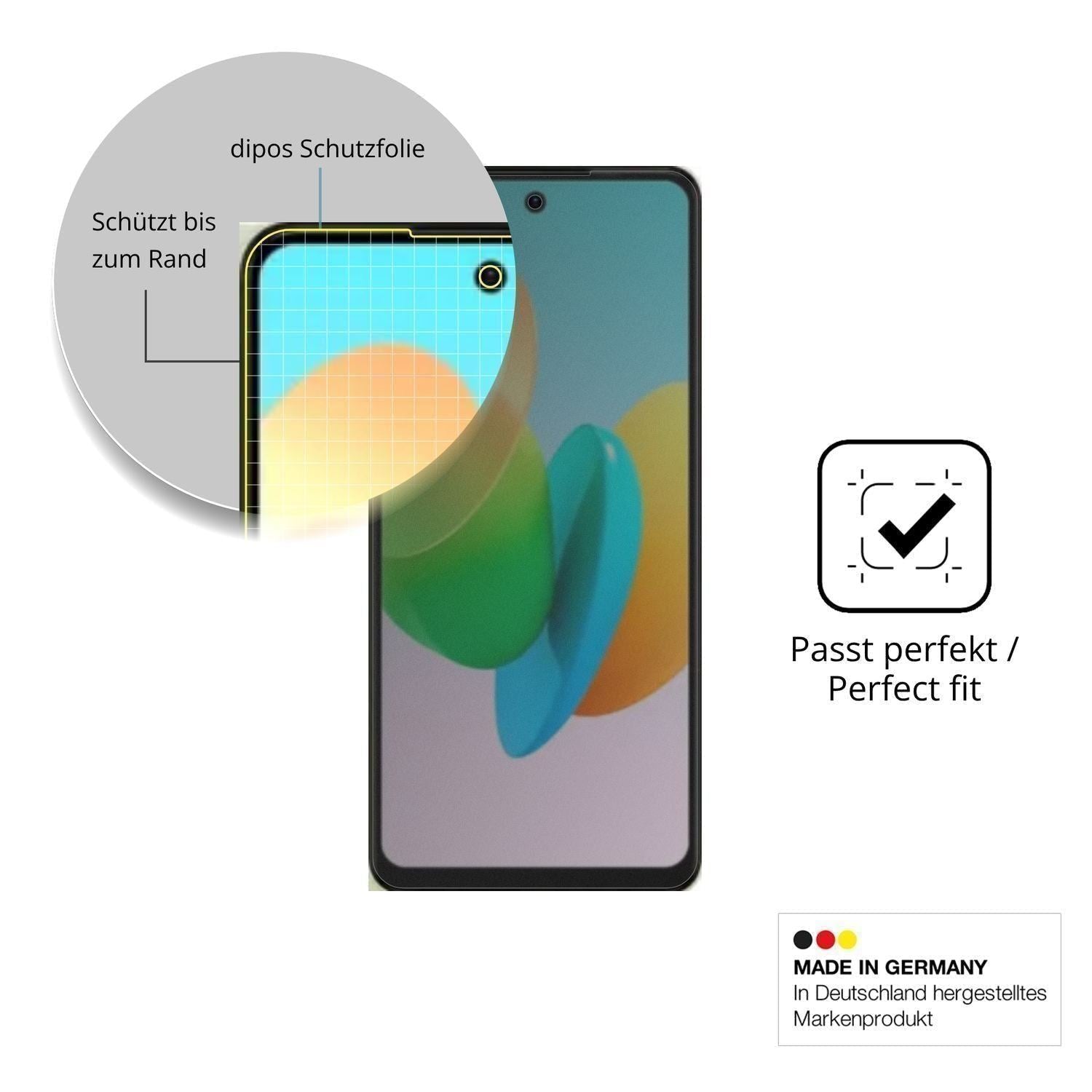 Blickschutzfolie für Tecno Spark 50 Pro matt Schut (4)