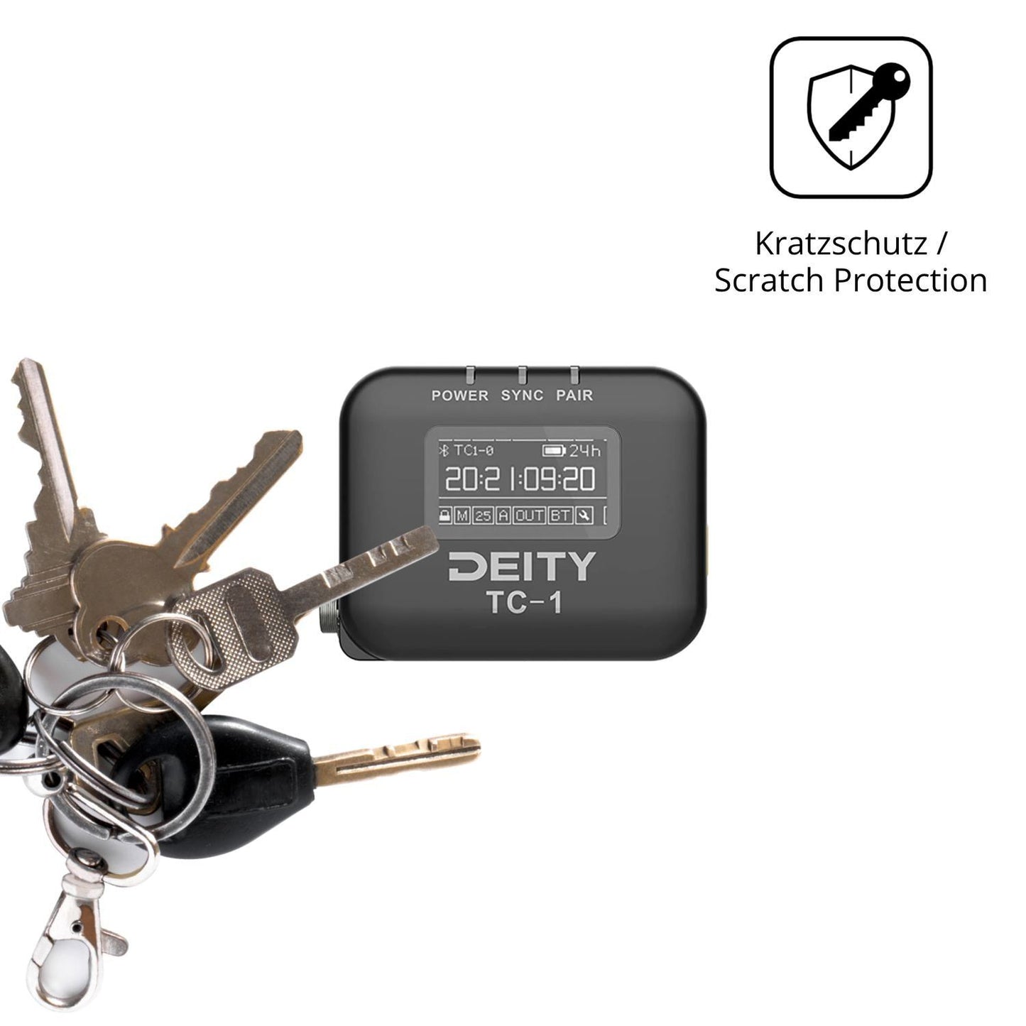 4x Schutzfolie klar für Deity TC-1 Display-Schutzf (4)