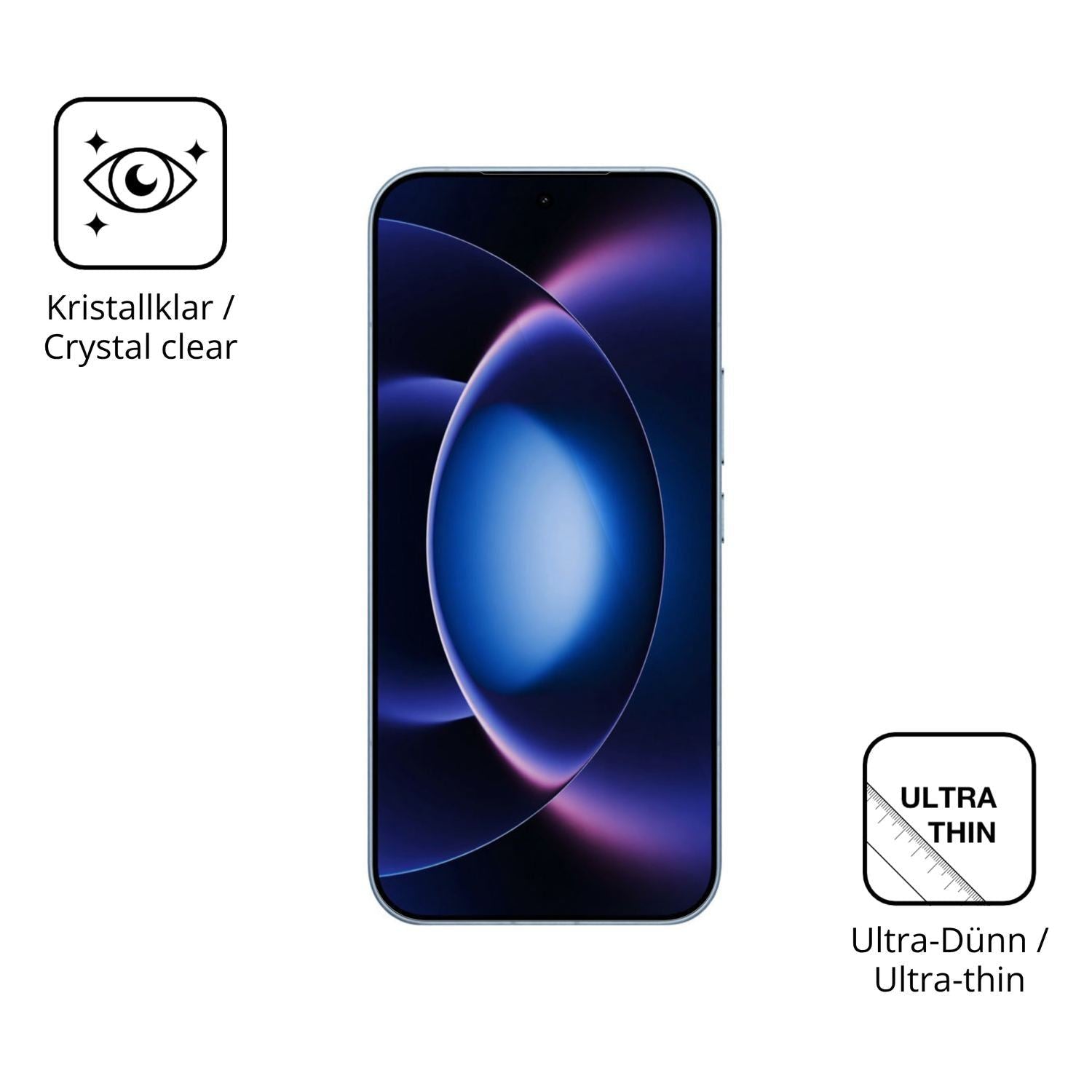 4x Schutzfolie klar für Xiaomi 17 Max Display-Schu (5)