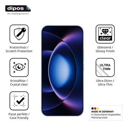 4x Schutzfolie klar für Xiaomi 17 Max Display-Schu (7)