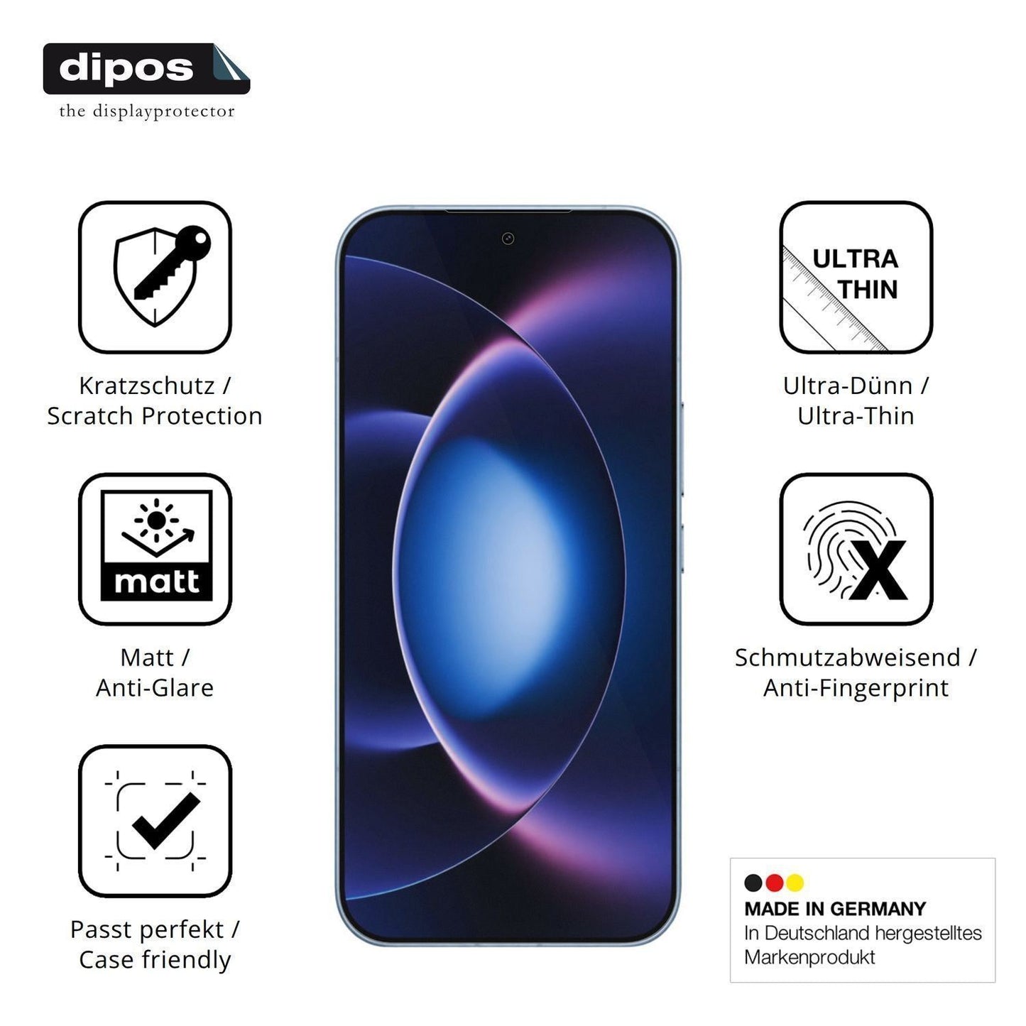 4x Schutzfolie matt für Xiaomi 17 Max Display-Schu (7)