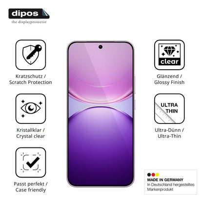 4x Schutzfolie klar für Vivo Y600 Turbo Display-Sc (7)