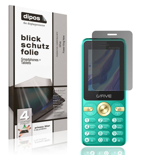 Blickschutzfolie für GFive Power King New matt Sch (1)