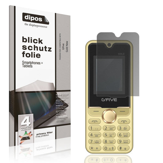 Blickschutzfolie für GFive Gold New matt Schutzfol (1)
