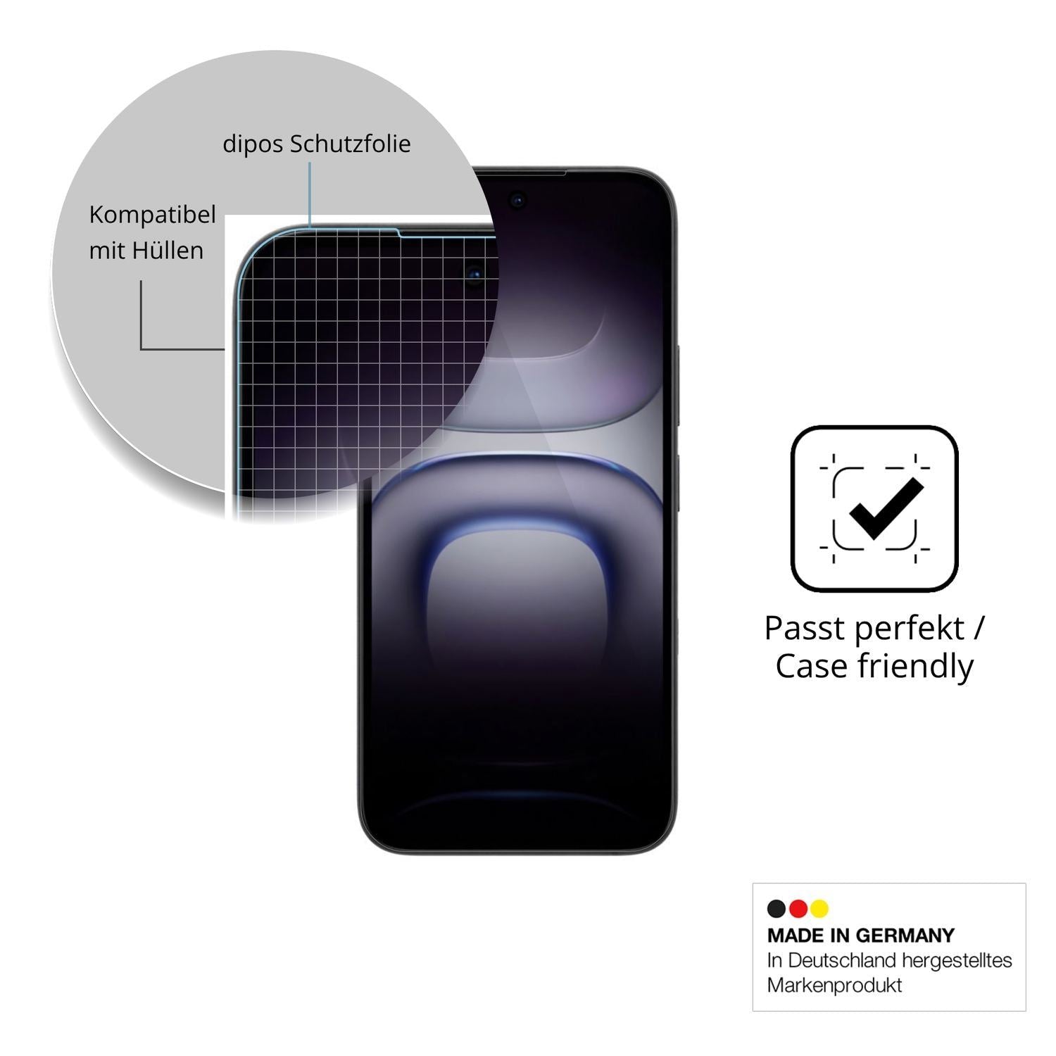 4x Schutzfolie klar für Infinix Hot 70 Display-Sch (6)