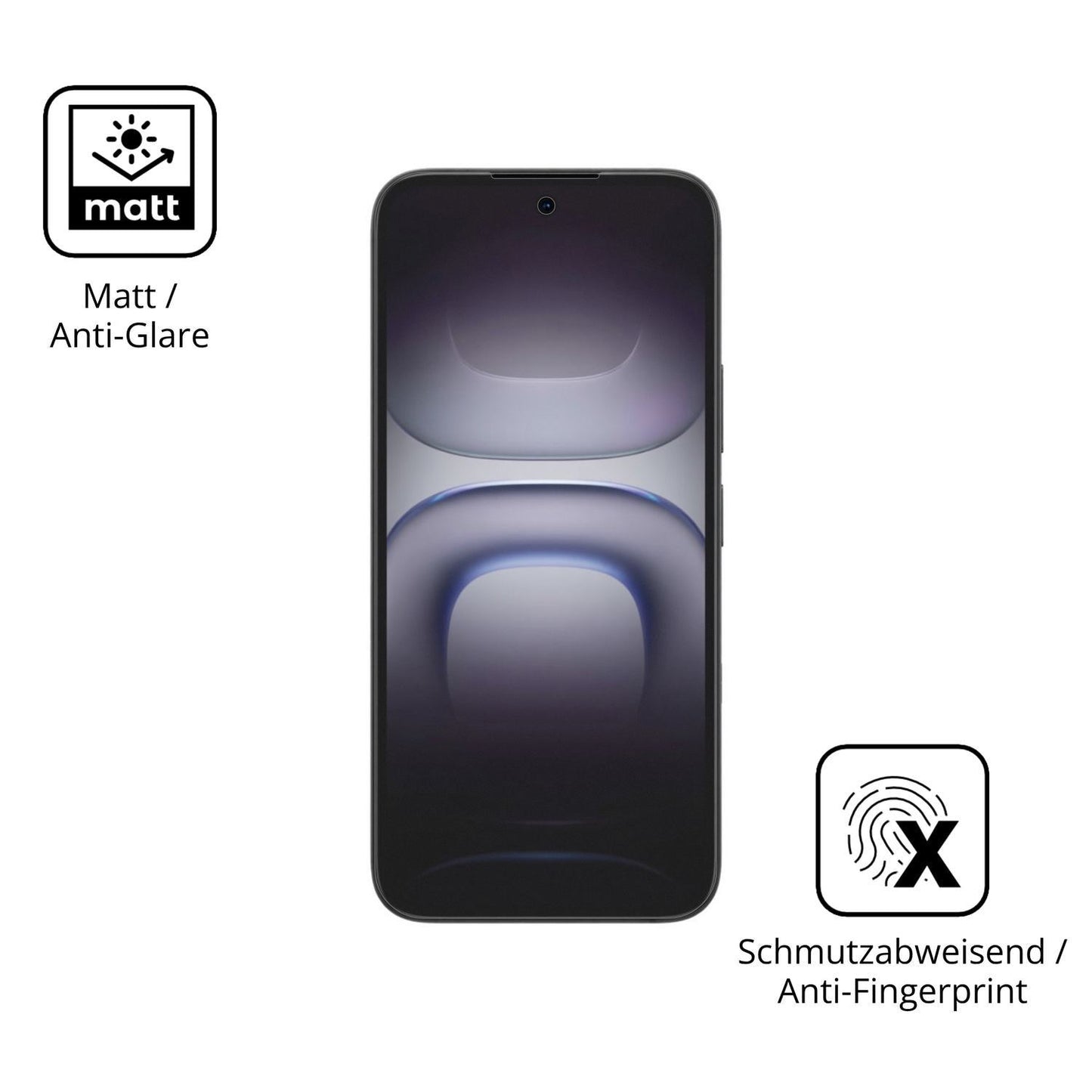 4x Schutzfolie matt für Infinix Hot 70 Display-Sch (5)