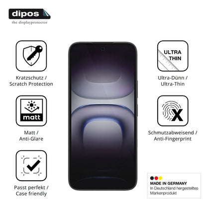 4x Schutzfolie matt für Infinix Hot 70 Display-Sch (7)