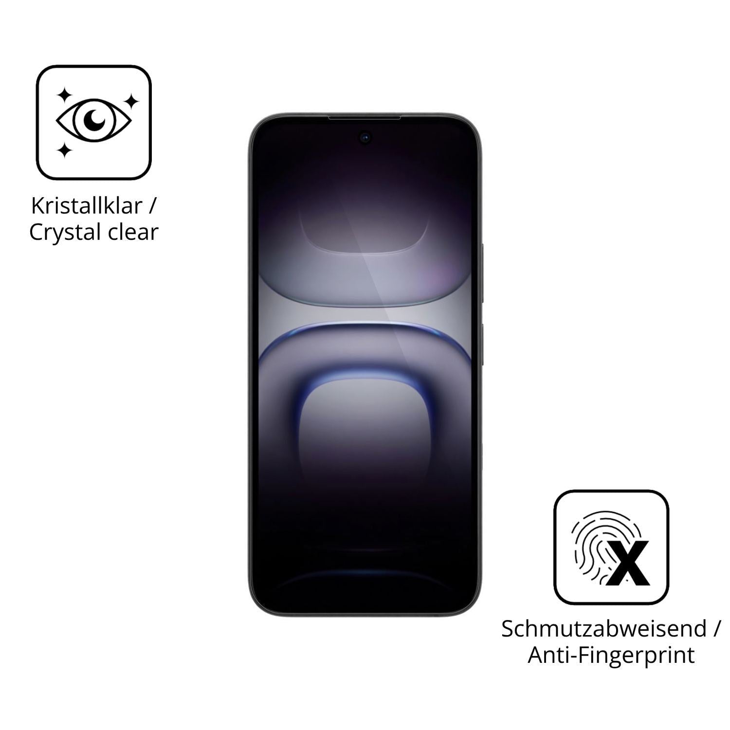 2x 9H Schutzfolie für Infinix Hot 70 Panzerfolie (5)