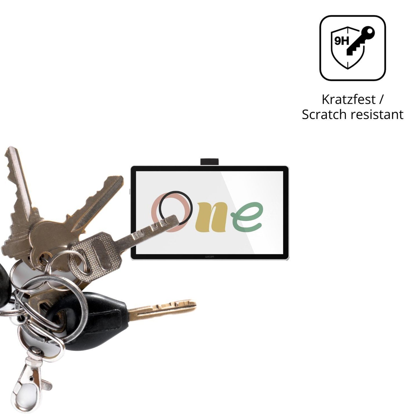 2x 9H Schutzfolie für Wacom One 14 Panzerfolie (3)