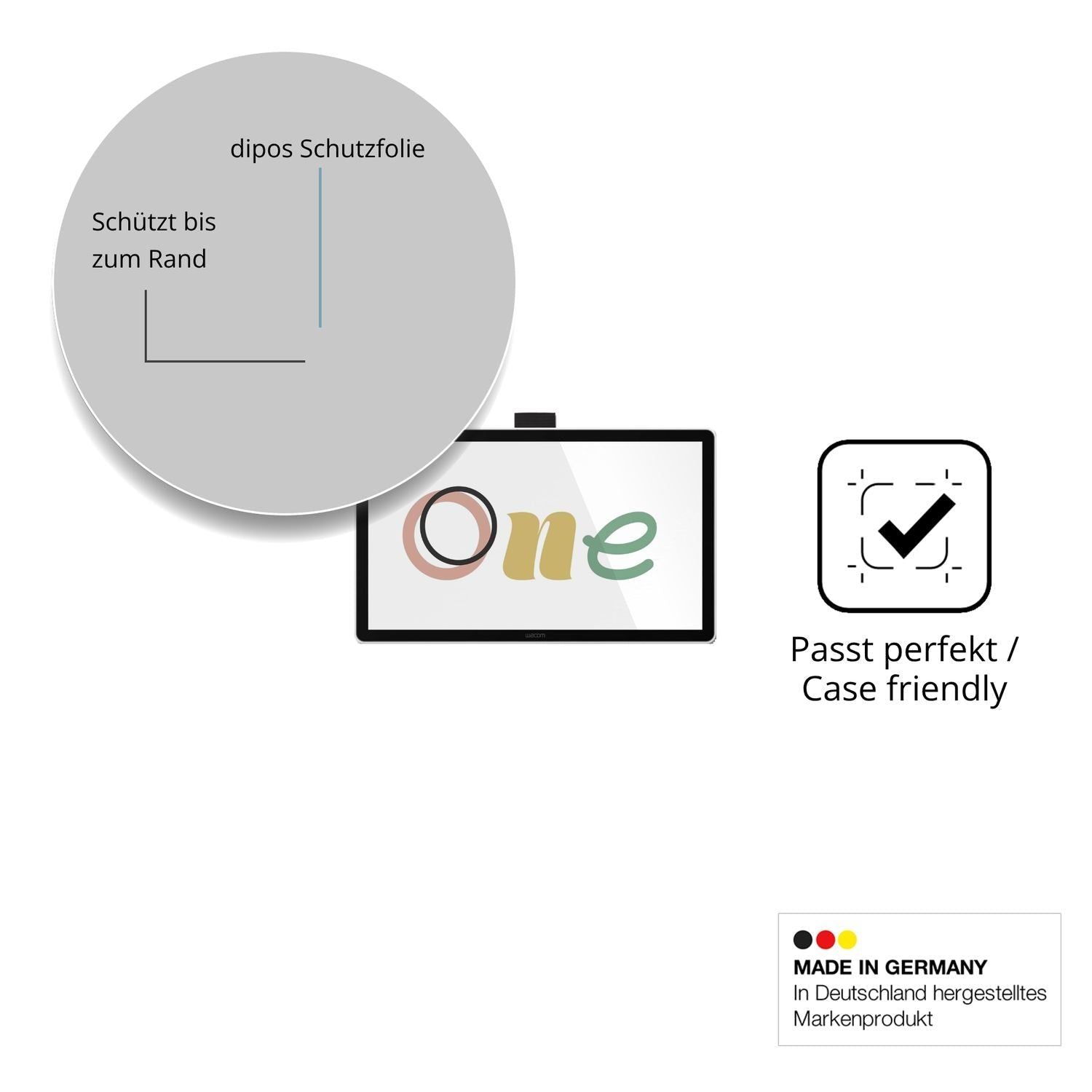 2x 9H Schutzfolie für Wacom One 14 Panzerfolie (6)